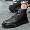 Herren polierte Retro Martin Stiefel Herbst neue Outdoor Sport Board Schuhe Leder Mode High-Top Stiefel