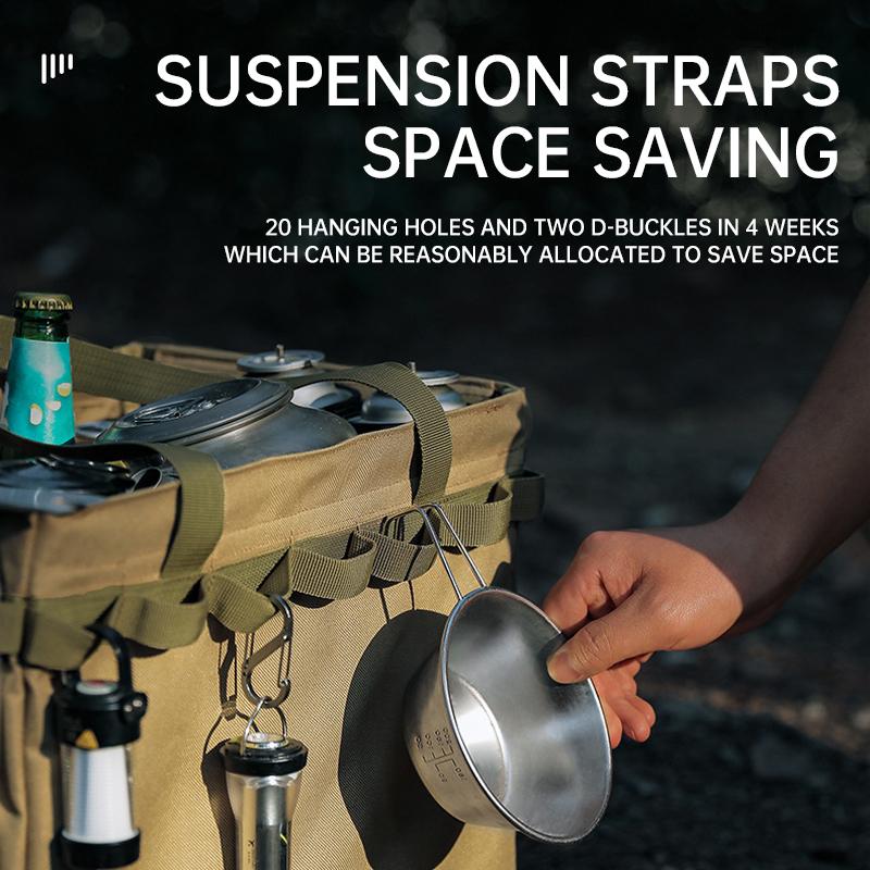 Outdoor Multifunctional Tool Storage Box, Camping Bag, Large Capacity Carrying Bag, Picnic Bag, Handbag Storage Box