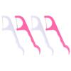 40pcs/box  Dental Floss Dental Cleaning Tooth Stick 7.5cm Floss Pick Interdental Brush Dental Flosser Teeth Cleansing Tools