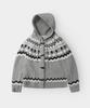 INDUST Nordic Hooded Knit Cardigan_Beige