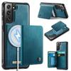 CaseMe Me80 Magnetic RFID Wallet Phone Case For Samsung Galaxy S24 FE 5G, Detachable Multi Card Slot Kickstand Anti-Theft Cover