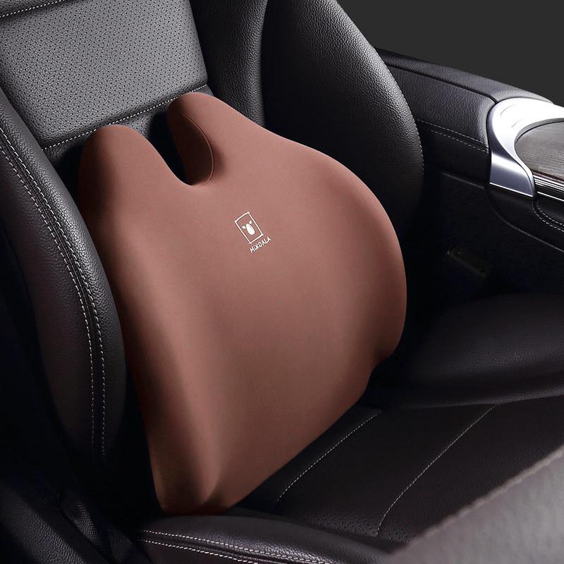 Automobile Auto Lendenstützkissen Auto Taillenpolster Büro Rückenlehne Taillenstützkissen Memory-Schaum Autositz Taillenkissen
