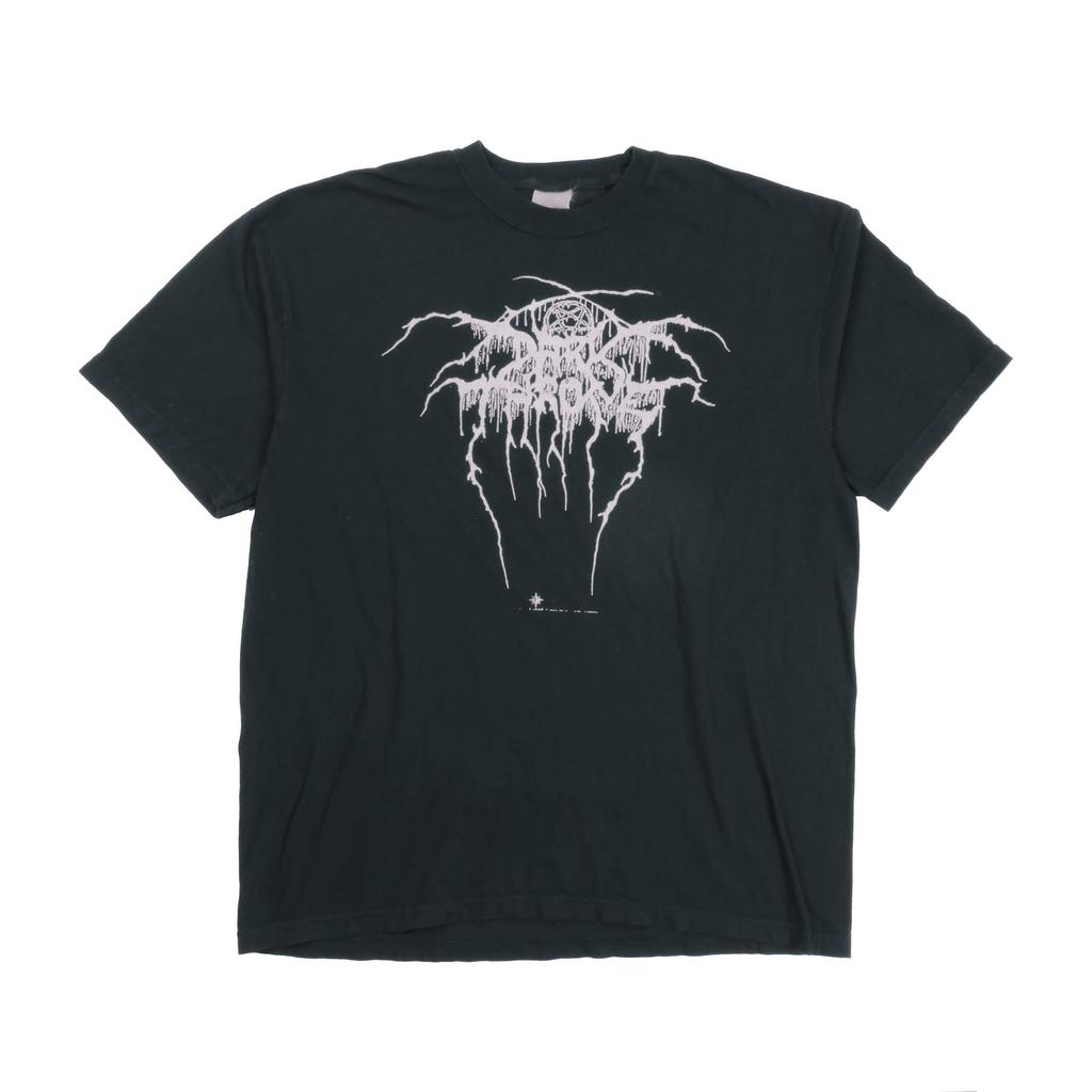 Darkthrone Total Death T-Shirt Norwegischer Black Metal Doom Thrash Gothic Soulside Journey Band Shirt 100% Schwer Baumwolle - XL