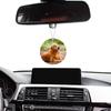50 Pcs Sublimation Air Fresheners Blanks Sublimation Blanks Products DIY Air Freshener For Car And Home Hanging Decoration Sublimation Car Freshener