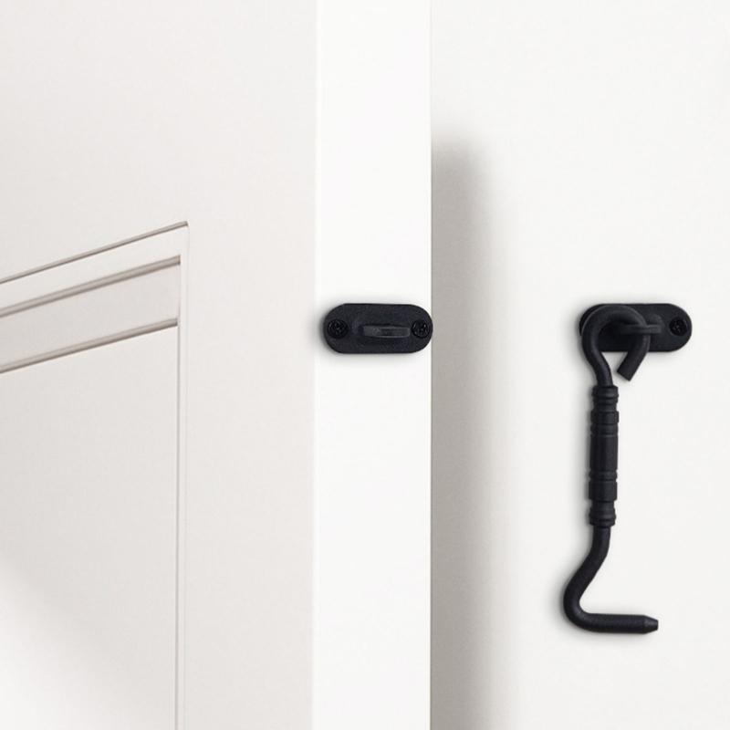 Strong Steel Hook with Screws Corrosion Proof Finish Metal Hanging Hook set for Humid Environment Farm Shed Storage