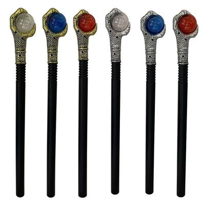 Versatile Plastic King Queen Scepter Cosplay Props Performance Eagle Claws Cane Halloween Dress Up Halloween Wand Boy