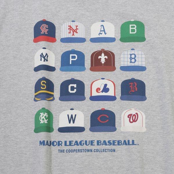 New Era Mlb Cap VinTage PosTer T shirT mulTi Header Grey 15147553