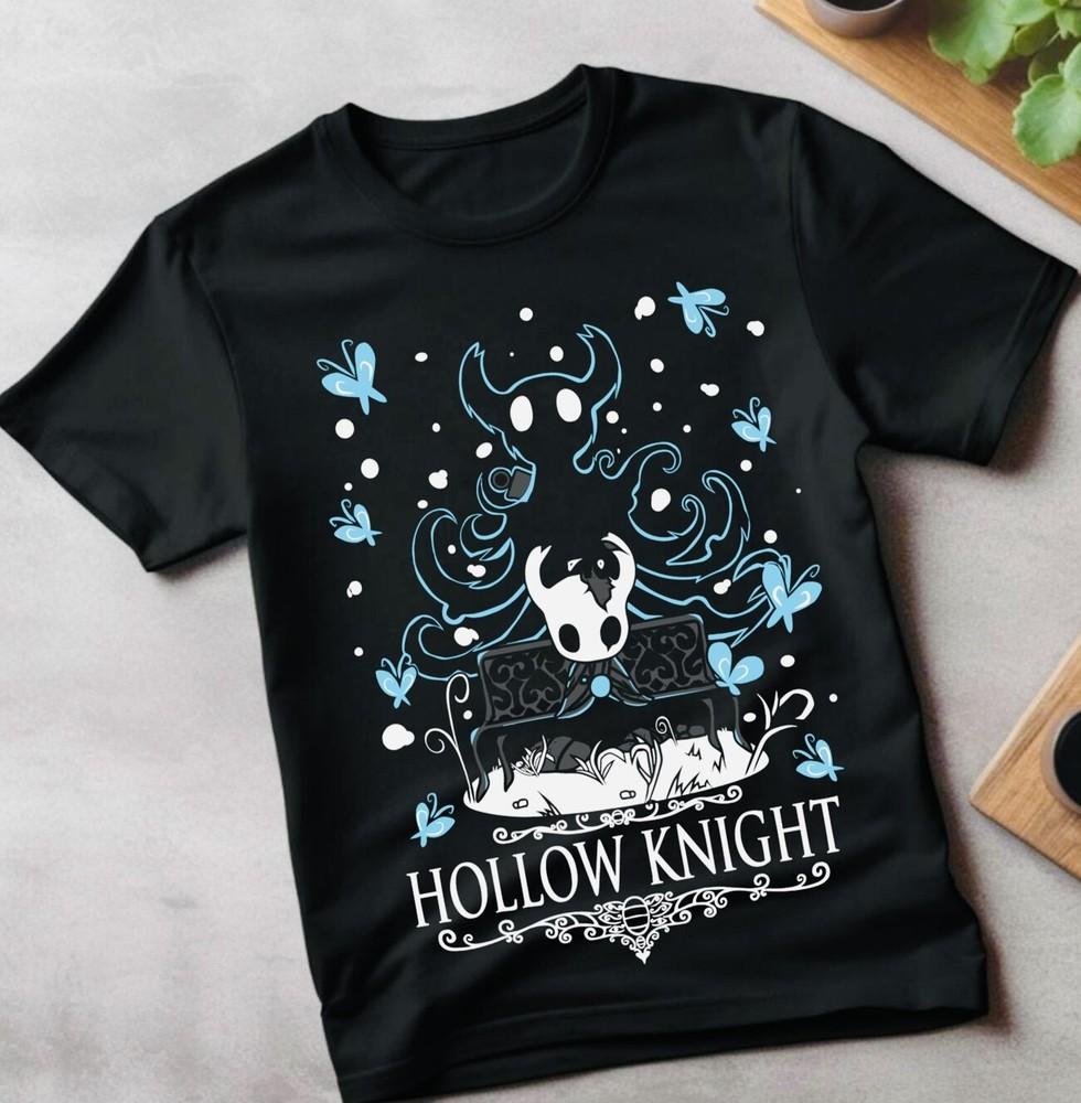 

Унисекс Игровая футболка Hollow Knight Инди Топ для девушки Лучшие подарки Футболка Все размеры XL