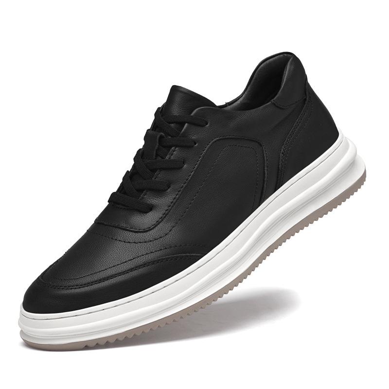 

Трендовая мужская обувь весна и осень маленькие белые туфли мужские спортивные и повседневные туфли на платформе зеленые универсальные модные удобные кеды 46