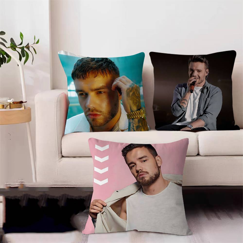 Singer L-Liam P-PayneS Maple Design Cushion Cover Happy Autumn Harvest Decor Holiday Decorati Pillow Cover