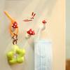 Red Mushroom Refrigerator Magnets Magnetic Stickers Wenchuang Products Interesting Creative Magnets Magnetic hook clothes rack