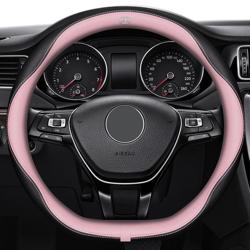 Custom Steering Wheel Cover for BYD Han EV, Song PLUS, Tang DMI, Yuan Pro, Dolphin, and Han DMi.