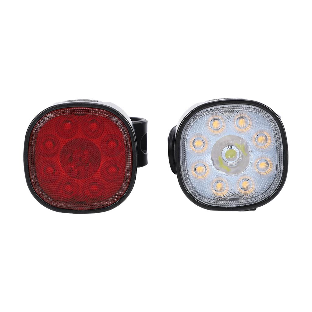 Bike Lights for Night Riding IPX5 Water Proof USB Rechargeable Bike Headlight and Tail Light Set for Mountain Cycling