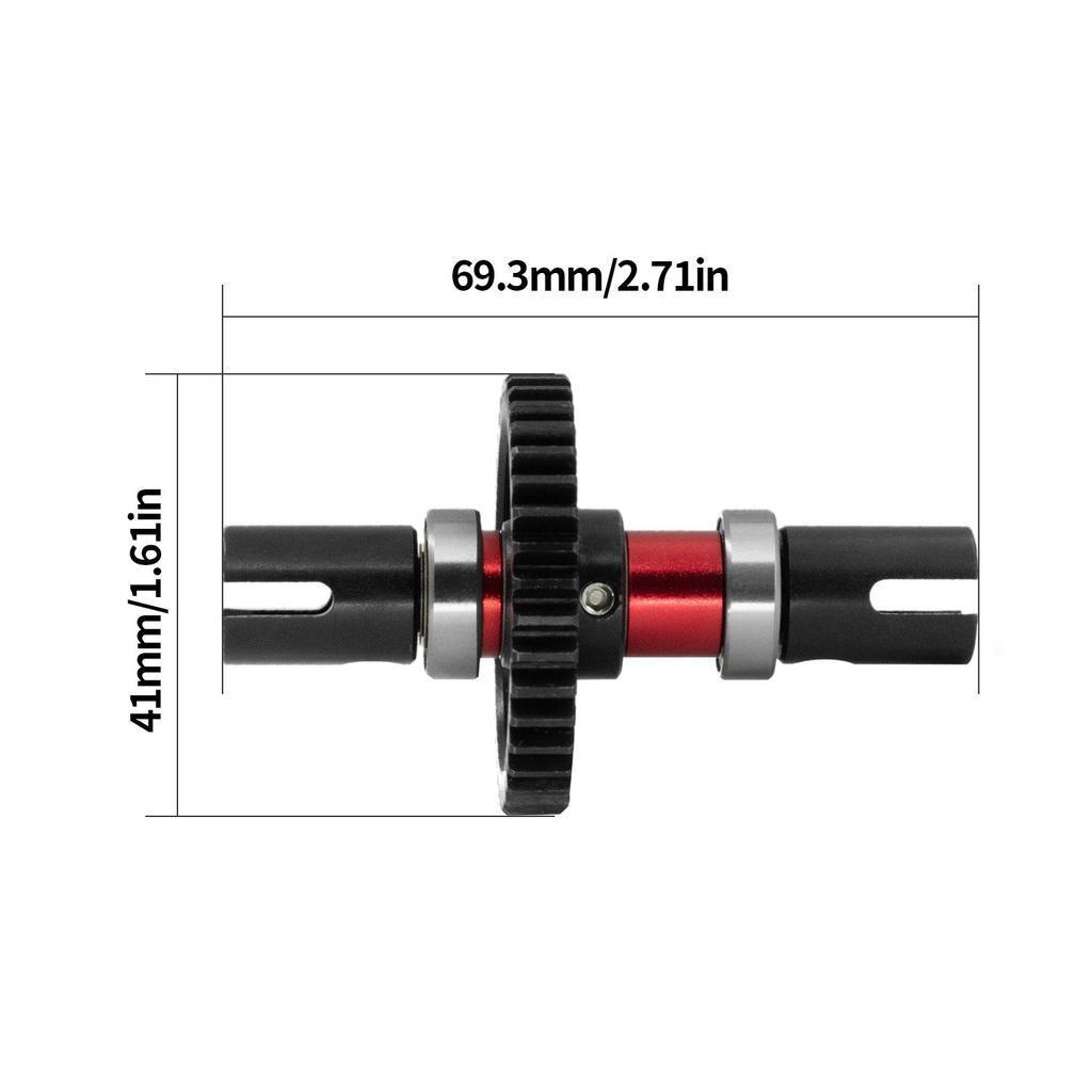 39T Differential Spool Locker Set For 1/7 Remote Control Cars Enhancing Performances And Durability