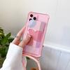 Crossbody Lanyard Hang Strap Case For iPhone 15 14 11 12 13 Pro Max XS 8 7 Plus X XR SE  Shockproof Card Holder Wallet Cover