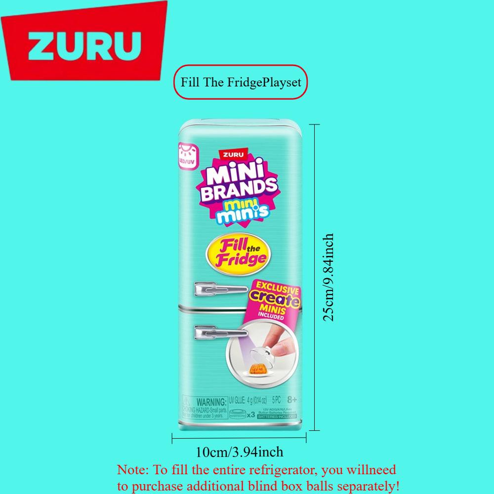 ZURU Mini Brands Mâncare Umple Frigiderul Seria 1 Plauset Brands Casulă de Casă Creând DIY O Bucătărie Mini MasterChef Seria de Mâncare
