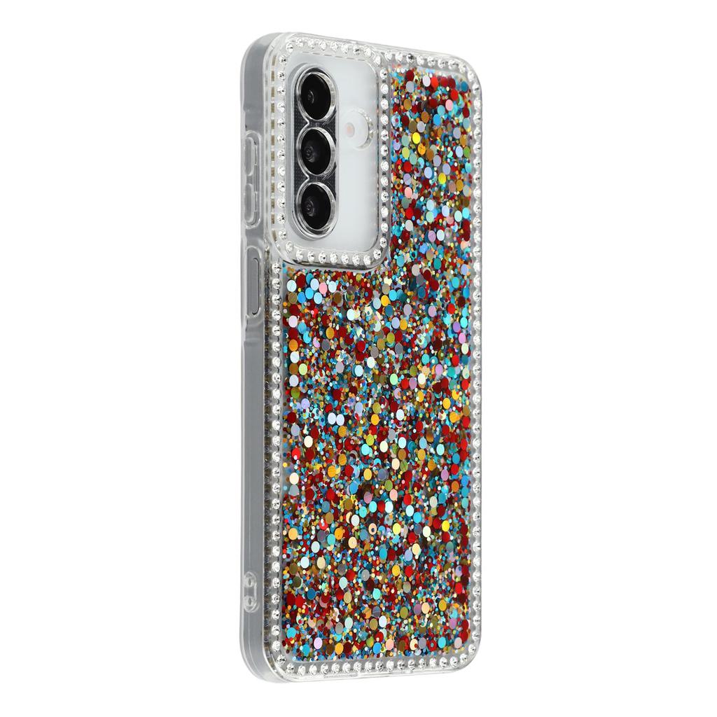 For Samsung Galaxy A56 5G Case Rhinestone Edge Glitter Epoxy TPU Phone Cover