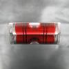 10 pieces/Lot 9.5*40mm Red Color Spirit Level Bubble Plastic Bubble Level Tubular Vials