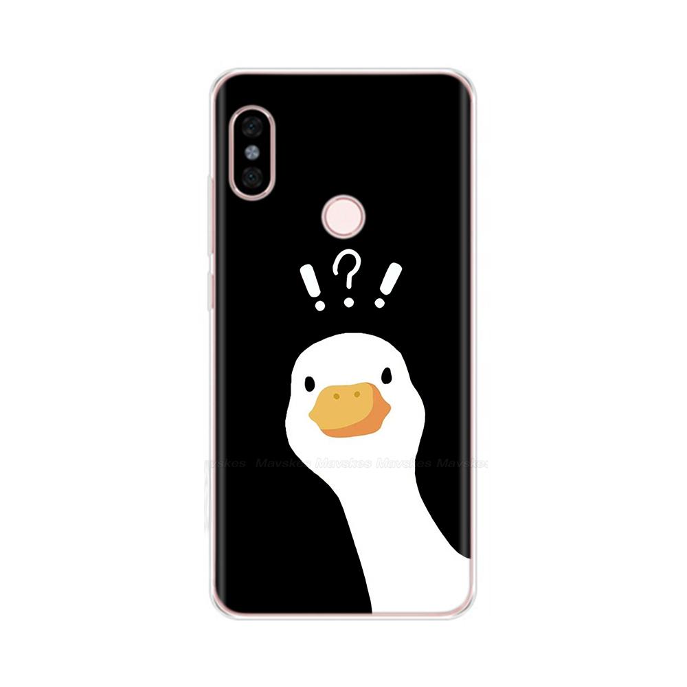 For Redmi Note 5 Note5 Pro Protective Shell Soft Silicone Phone Case Cartoon Painted Back Cover For Redmi Note 5 6 Pro Fundas