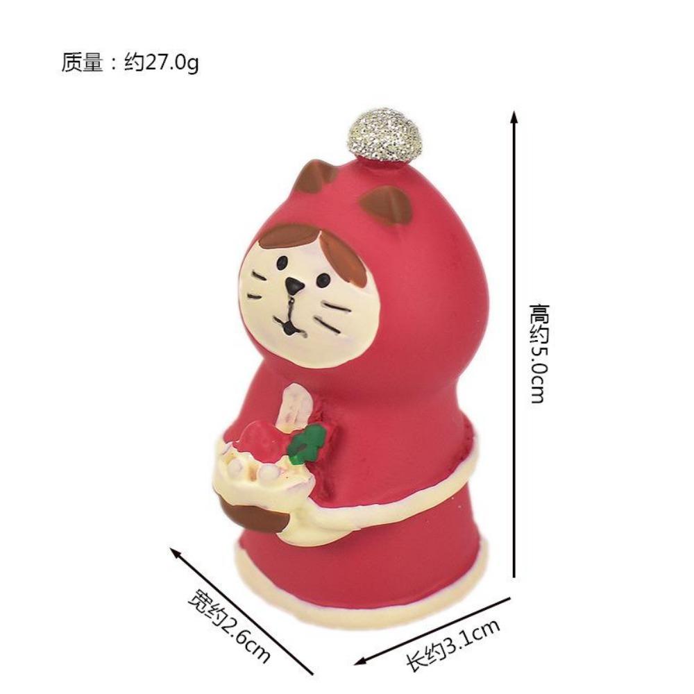 Japan Zakka Frohe Weihnachten Japan Deko Bücherregal Dekoration Szene Sammlerstück Wohndekor Kunstharz Handwerk Japan Miniatur Ornamente