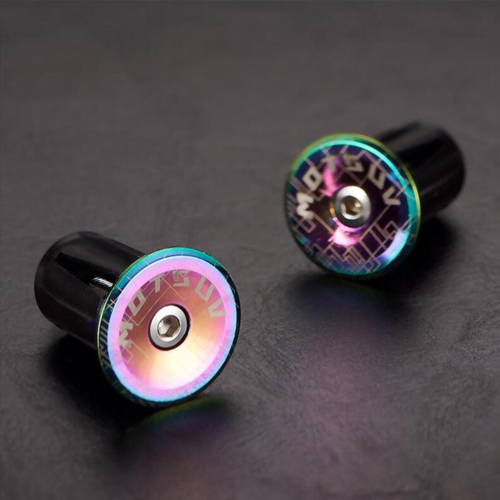 1 Pair Bicycles Bar End Caps for Most Bicycle Mountain Bike Road Bike Accessory Aluminum Alloy Bike Handlebar End Plugs