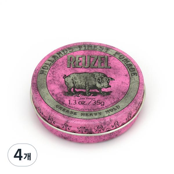 

Liugel Korea Pink Oily Hard Pomade, 35g, 4 pieces, Korea best mens hair products