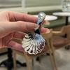 1/2/3Pcs Shell Tea Spoon Stainless Steel Stirring Sundae Coffee Tea Spoons Dessert Stirring Coffee Supplies Mini Small Coffee