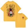 Japanese Anime Full-time Hunter 100% Cotton Short-sleeved T-shirt Men and Women's Summer Fashion Brand Short-sleeved Top