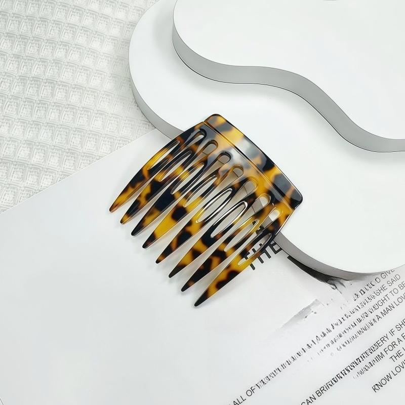 Small Size 7 Teeth Insert Comb Clip Women Hair Styling Hairpins Women Headwear Jewelry Bangs Broken Hair Comb Clip Girls Gifts