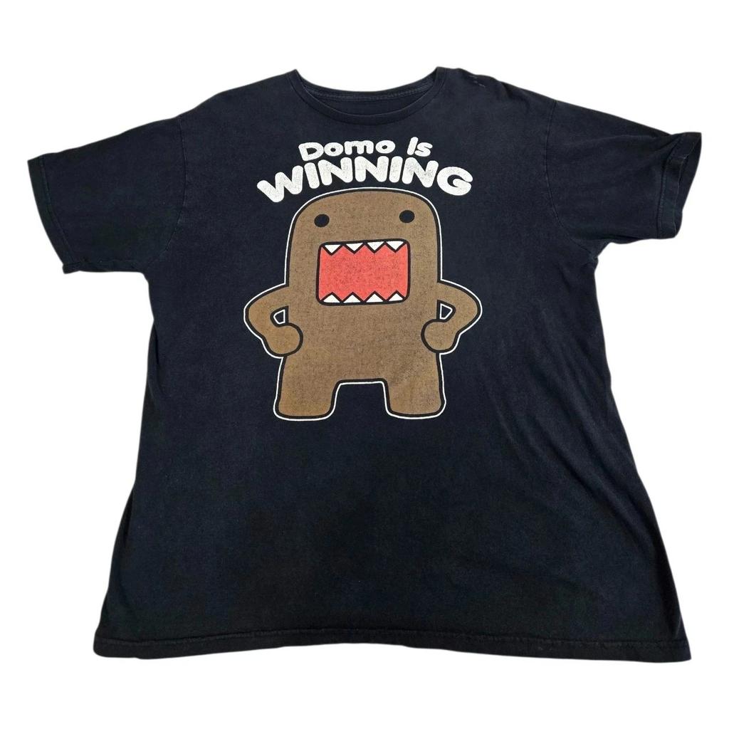Men Woemn Retro Domo Kun Gun Cartoon Printed Cotton Travel TShirt for Men Women Mascot Fashion Casual Loose Short Sleeve
