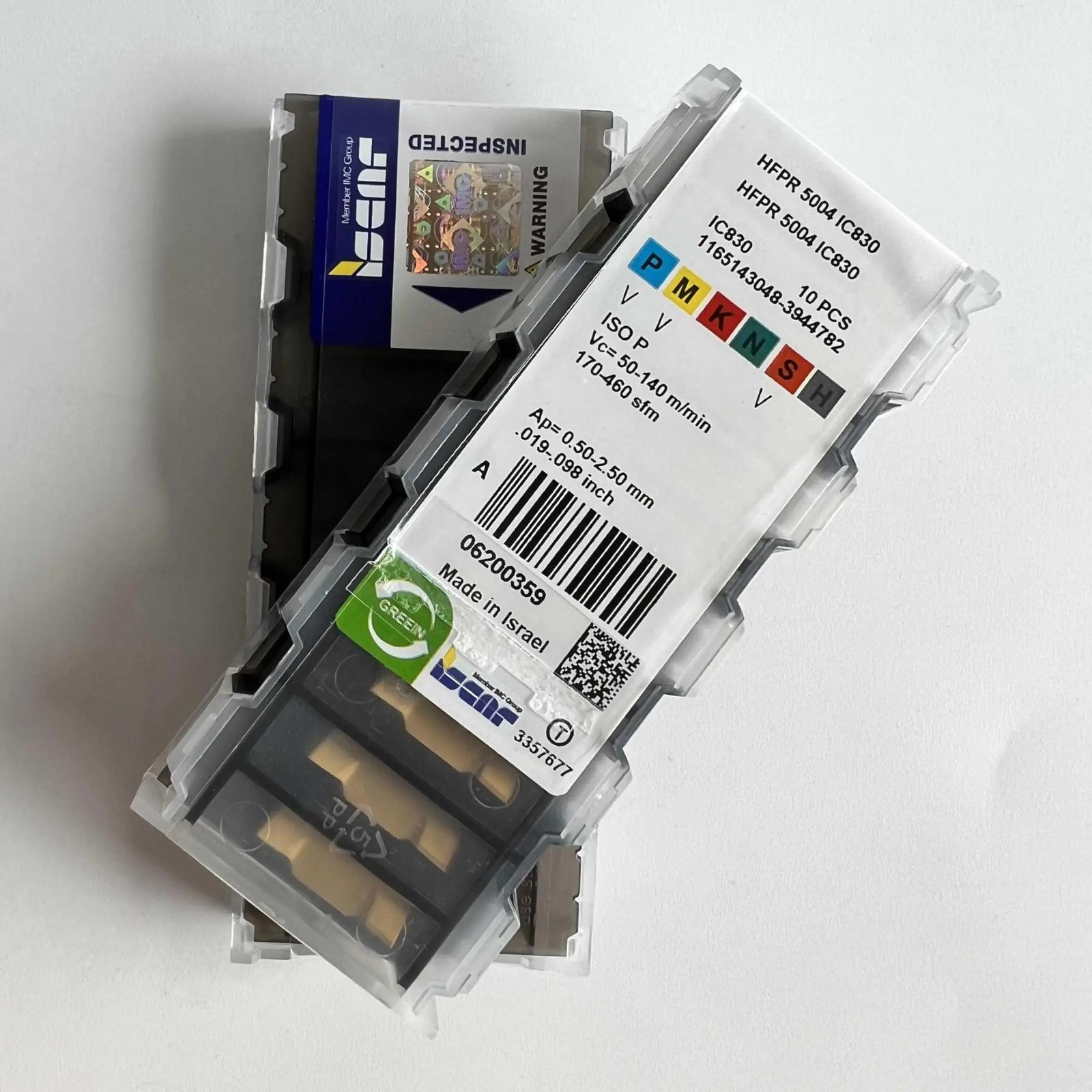 

ISCAR / HFPR5004 IC830 /Industrial indexable Carbide Inserts 10 PCS