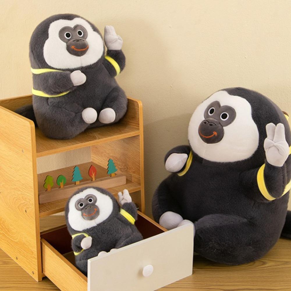 Fluffy Monkey Stuffed Doll White-facedSaki Banana Monkey Doll Banana Monkey Plush Toy  Easter Gifts