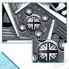 4Pcs 54mm England Flag Emblem Car Wheel Center Cover Hub Cap Stickers For Mini Cooper S R50 R52 R53 R55 R56 R58 R59 R60 R61