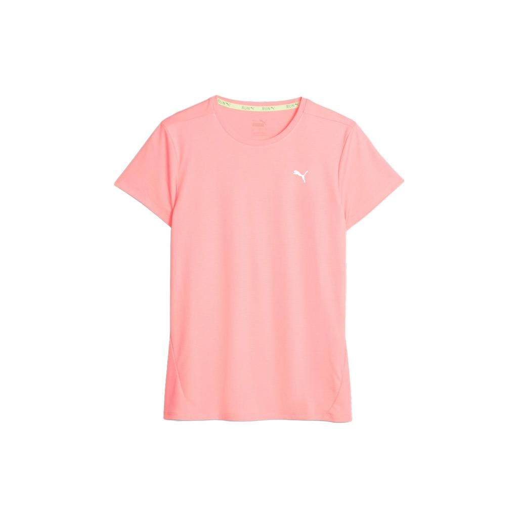 Puma Favourite Short Sleeve Running T-Shirt Women Tops Pink 523166-62