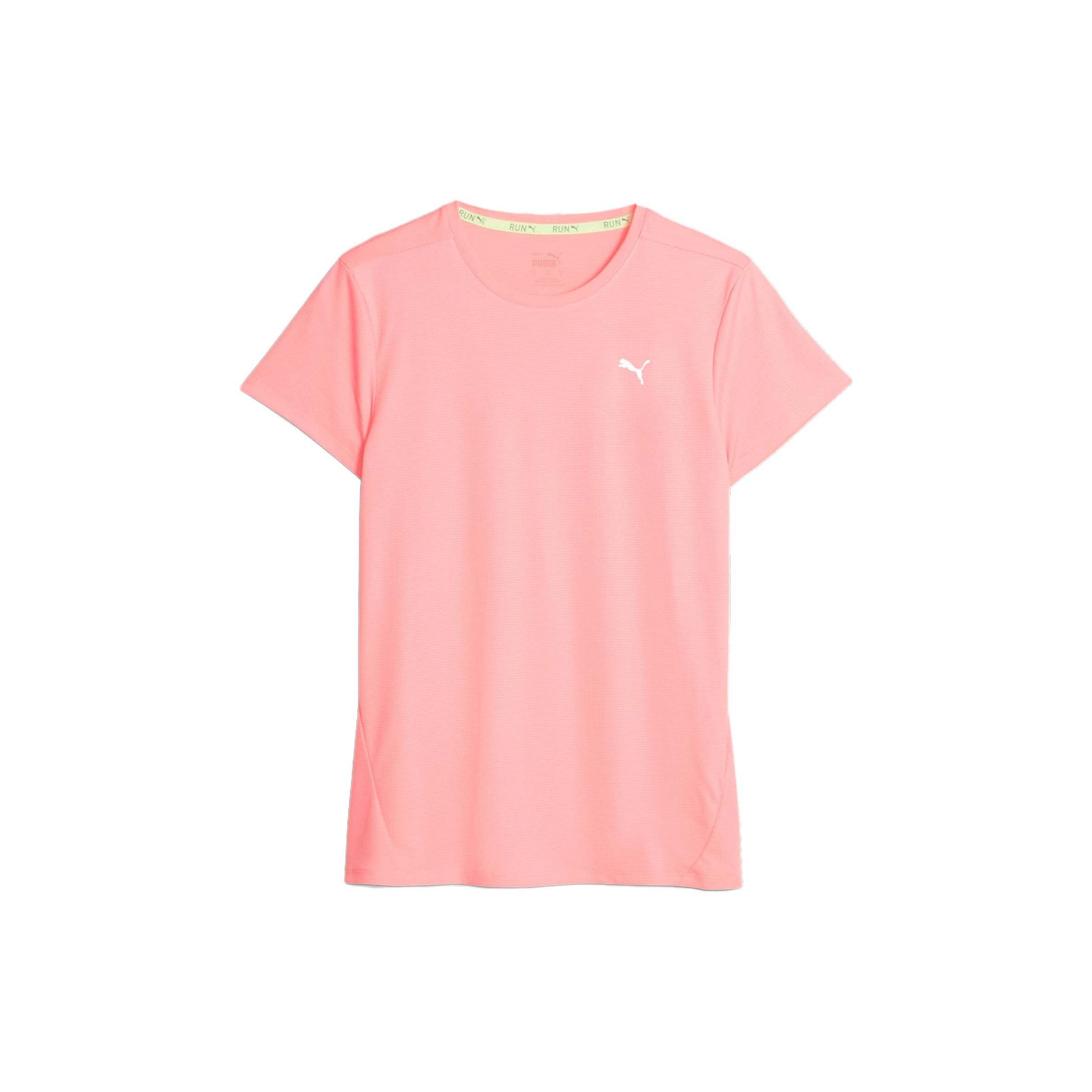 

Puma Favourite Short Sleeve Running T-Shirt Women Tops Pink 523166-62 XL