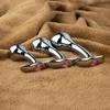 3 Mărimi Metal Inoxidabil Dop Anal Fără Vibrații/Vibrator Stimulator Anal Jucării Sexuale Anale pentru Femei Bărbați Masturbator