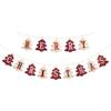 Merry Christmas Decorations, Christmas Flag Raising Scenes, Wall Hanging Flags, Small Decorations, Hanging Flags