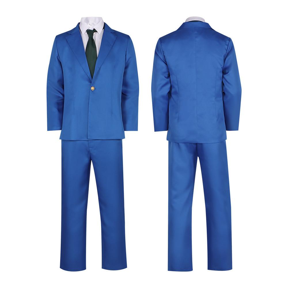 Detective Conan Cosplay Uniform Set With Polyester Fabric For Anime Role Play