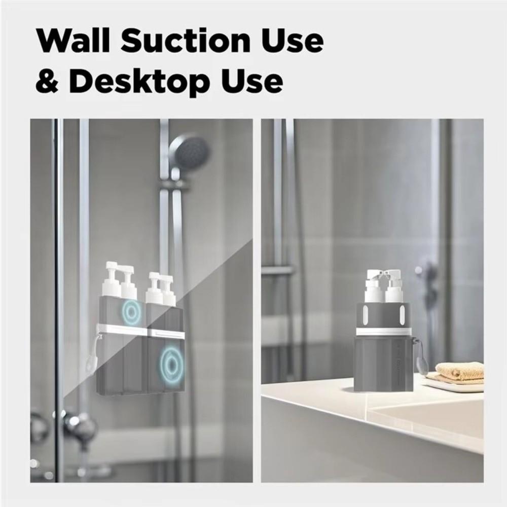 Refillable Travel Size Containers 4in1 Travel Dispenser Bottle  For Smooth Wall Surfaces