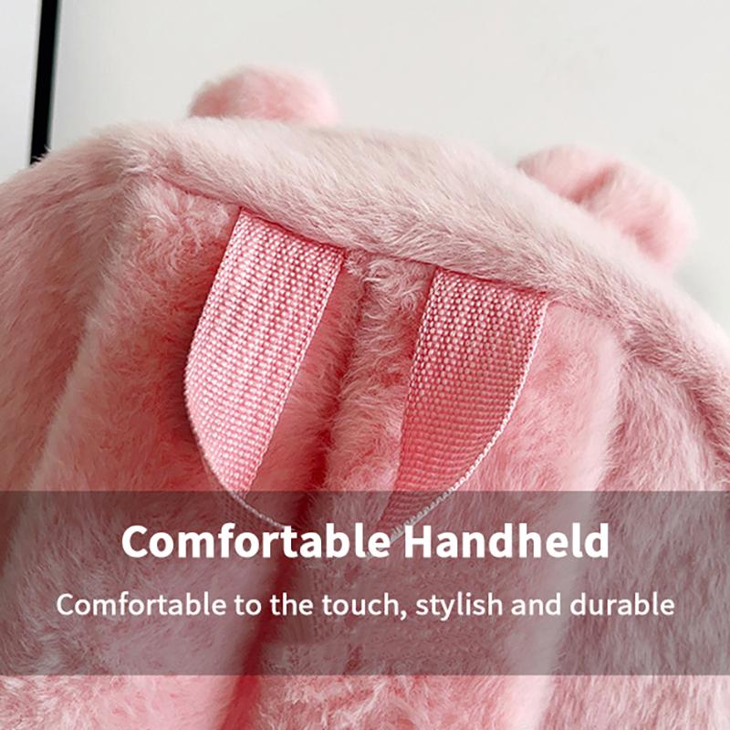 Novelty Plush Backpacks Cartoon Bag With Adjustable Shoulder Strap Cartoon Rucksack Girls School Bag Travel Daypack