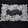 NEW Mesh Rose Flower Embroidery Table Place Mat Cloth Wedding Christmas Party Placemat Kitchen Table Decoration and Accessories