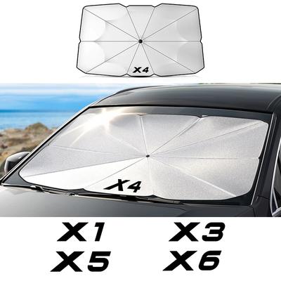 RGN27 Car Insulation Sunshade Umbrella for X1 X2 X3 X4 X5 X6 X7 G01 F10 F15 F49 F30 F85 G05 G08 F25 E84 E83 E71 E70 Car Accessorie