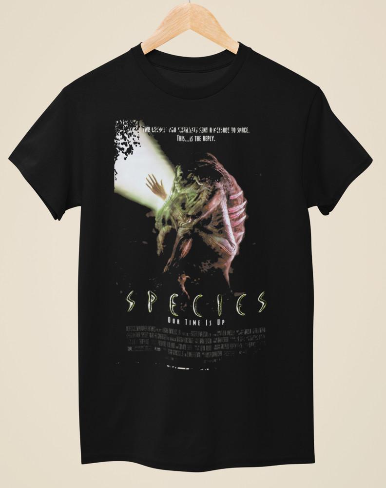 Species - Movie Poster inspired Unisex Black T-Shirt Unisex T-Shirt S