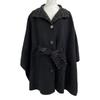 COACH Black wool melton cape coat coat XS blackUsed
