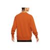 Nike Sportswear Logo Casual Pullover Sweatshirt Men Tops Orange DA0022-881