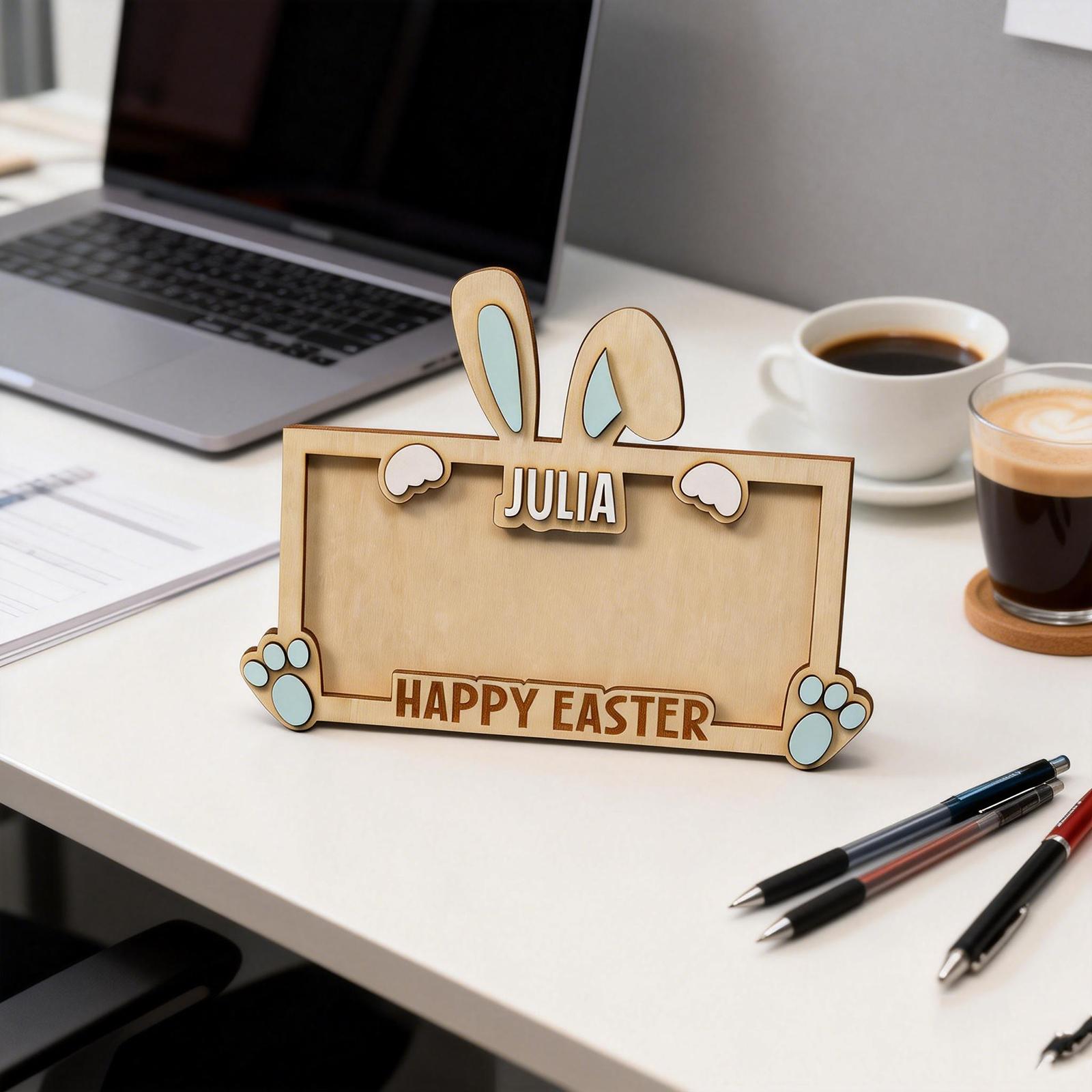 Easter Bunny Cash Set Desktop Decoration Spring Easter Wallet Gift Card Decoration One Size