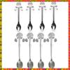 Promotion! 4 Pcs Coffee Spoon Stainless Steel Dog Spoon And 4Pcs Cat Spoon Dessert Spoon Drink Spoons Mixing Spoon Kitchen Suppl