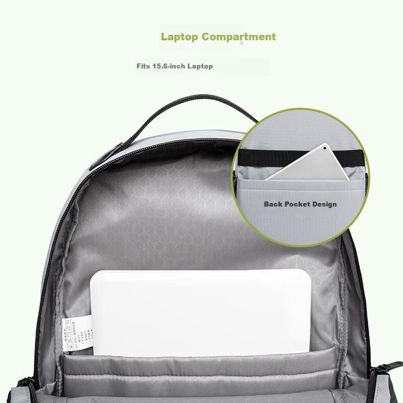 COW Large Capacity School Backpack for Middle and High School Students, Durable Water-Resistant Dual