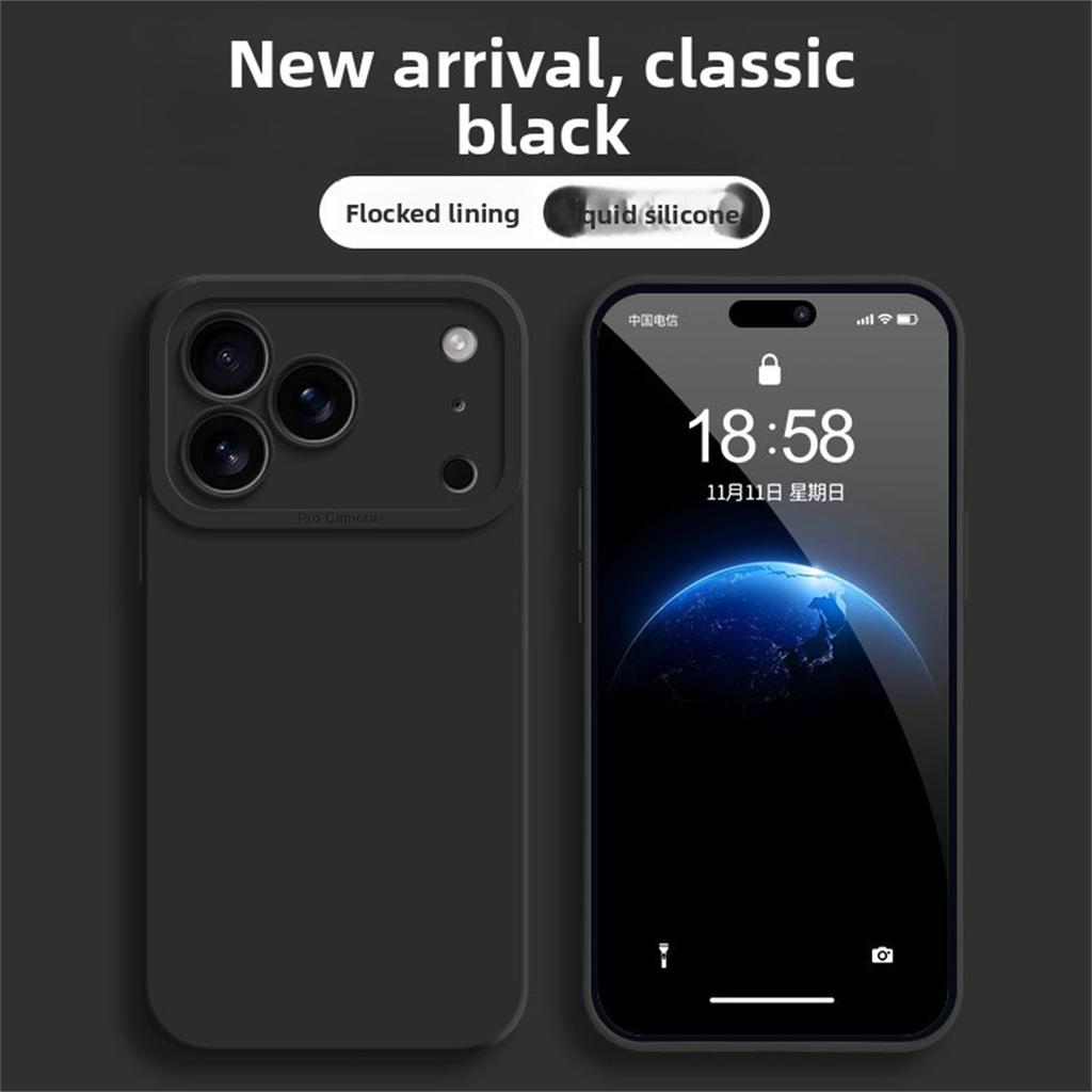 TPU Shockproof Phone Case for IPhone 17 Pro Max for IPhone 17Air 16 15 14 Pro Case Liquid Silicone Original TPU Protect Cover