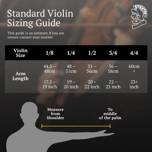 STENTOR SV-180 1/4 Violin Set [Reliable Japanese Manufacturer]